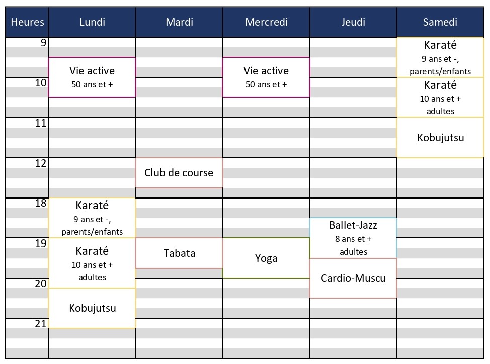 horaire